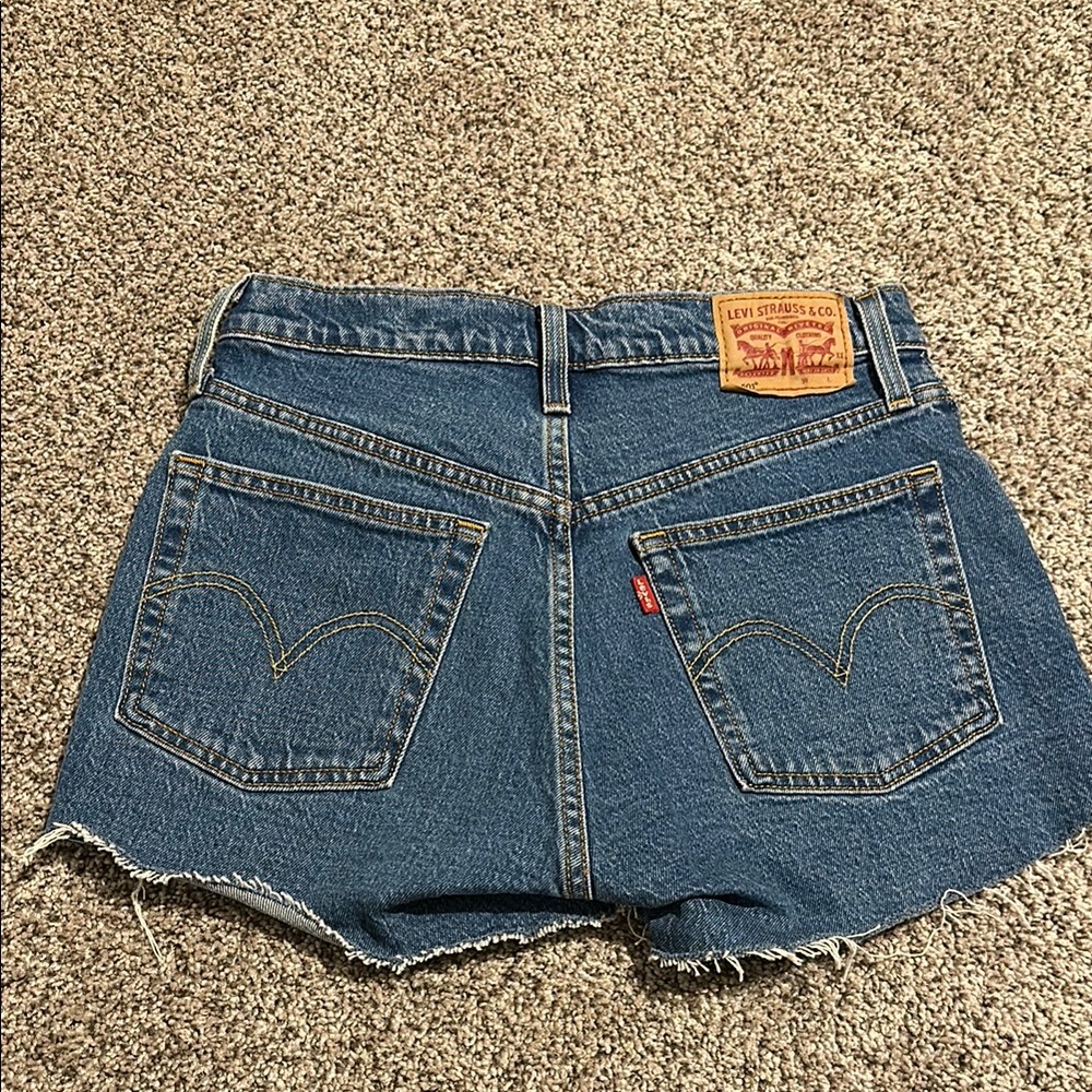 Levi's Women's Blue Denim Shorts